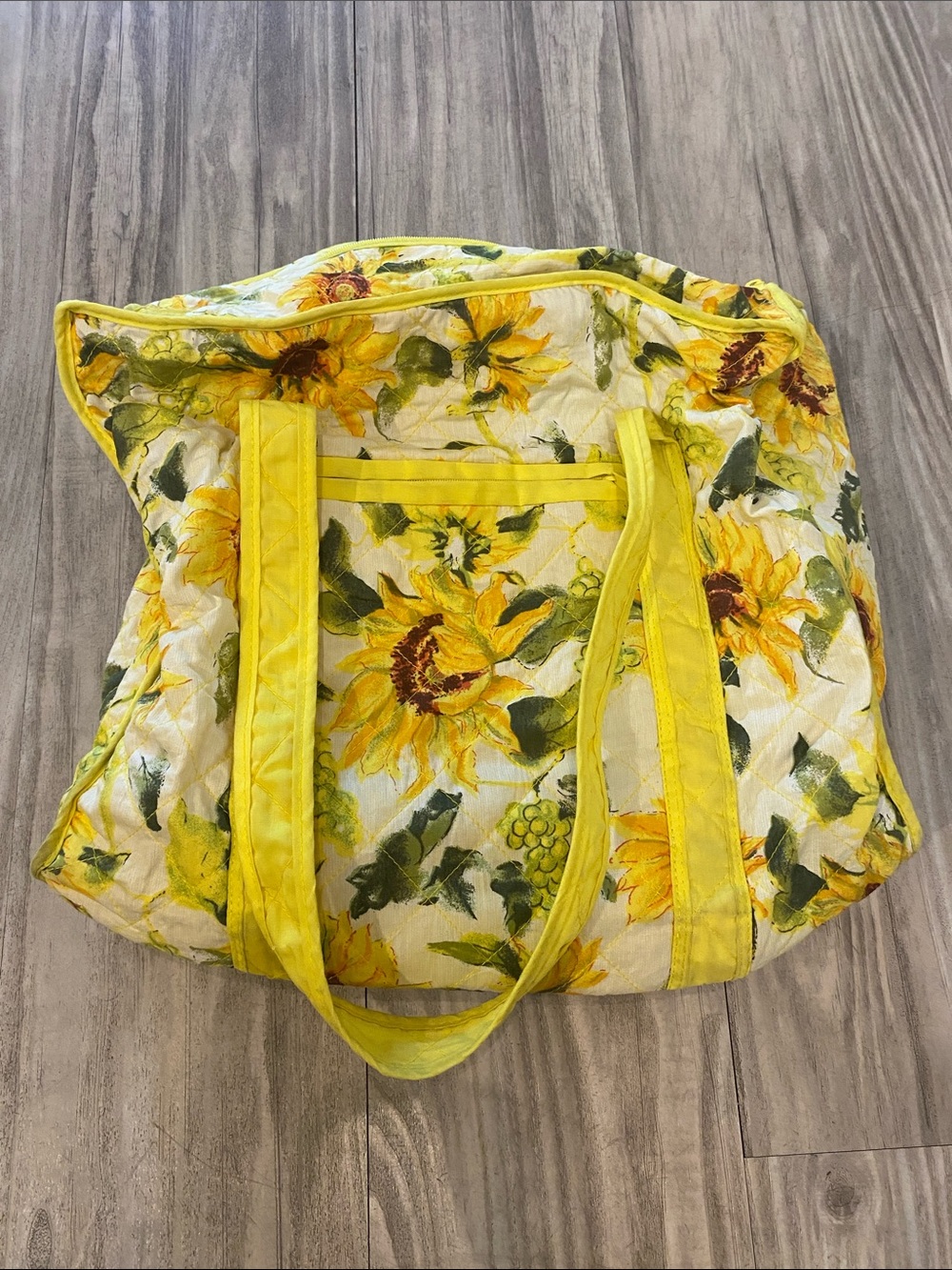 NaRaya Tote Sunflower Print Quilted Bag